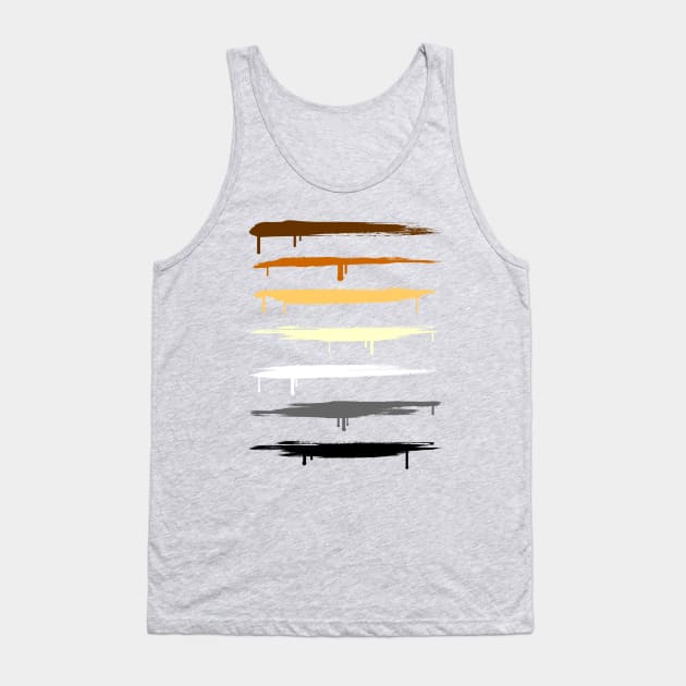 Bear Pride Colors Tank Top by ArtDiggs